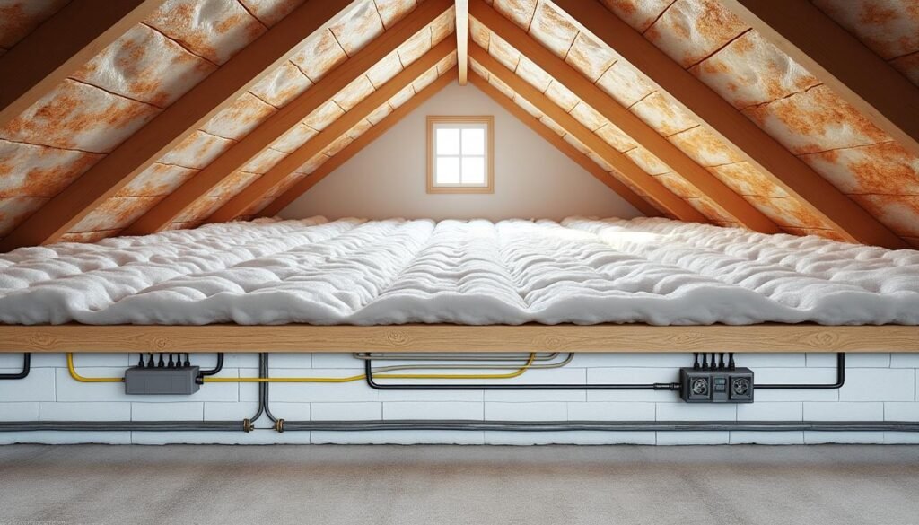 découvrez comment isoler vos combles contribue à protéger et préserver votre installation électrique en évitant les variations de température et l'humidité.