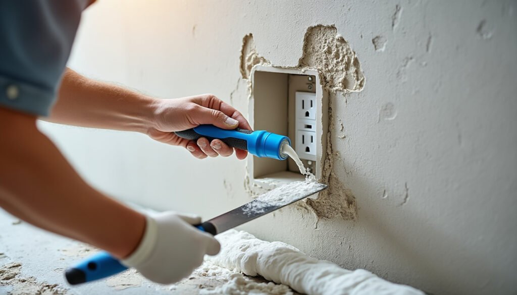 découvrez les meilleures pratiques pour sceller une boîte d'encastrement en utilisant du plâtre ou de la map, et faites le choix optimal selon les conseils professionnels.